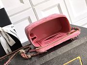 Chanel vanity bag Velvet pink size 9.5x17x8cm - 6