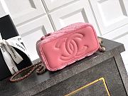Chanel vanity bag Velvet pink size 9.5x17x8cm - 5
