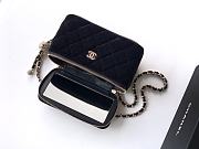 Chanel vanity bag Velvet black size 9.5x17x8cm - 6