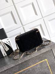 Chanel vanity bag Velvet black size 9.5x17x8cm - 3