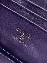Chanel vanity bag Velvet purple size 9.5x17x8cm - 2