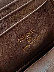Chanel vanity bag Velvet brown size 9.5x17x8cm - 5