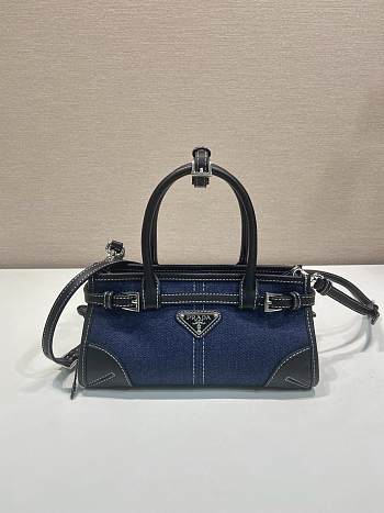 Prada jean bag size 23.5x12x9cm