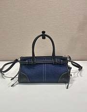 Prada jean bag size 23.5x12x9cm - 6