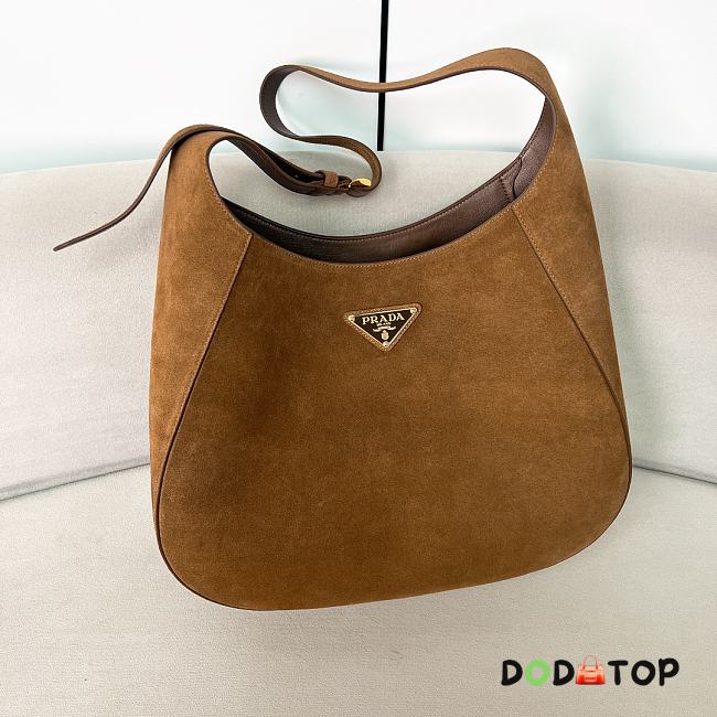 Prada cleo brown bag size 40x30x9cm - 1