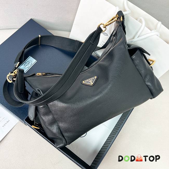 Prada Explore large nappa leather black bag size 32x22x11.5cm - 1