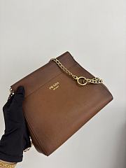  Prada Enchaîné leather mini bag brown size 18×22 11.5cm - 3