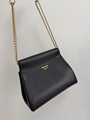 Prada Enchaîné leather mini bag black size 18×22 11.5cm  - 1