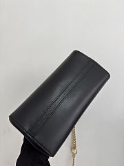 Prada Enchaîné leather mini bag black size 18×22 11.5cm  - 5