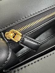 Prada Enchaîné leather mini bag black size 18×22 11.5cm  - 3