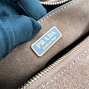 Prada Explore medium Re-Nylon shoulder bag with flap size 30x14x10cm brown - 5
