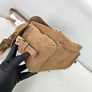 Prada Explore medium Re-Nylon shoulder bag with flap size 30x14x10cm brown - 2