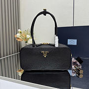 Prada logo-lettering top-handle bag black size 29×14×8.5cm - 6