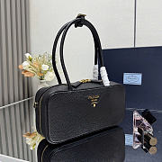 Prada logo-lettering top-handle bag black size 29×14×8.5cm - 5