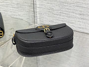  Dior Bobby Bag Burgundy Grained Calfskin black size 21x12x5.1cm - 5