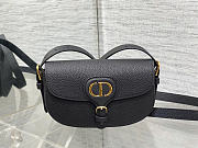  Dior Bobby Bag Burgundy Grained Calfskin black size 21x12x5.1cm - 3