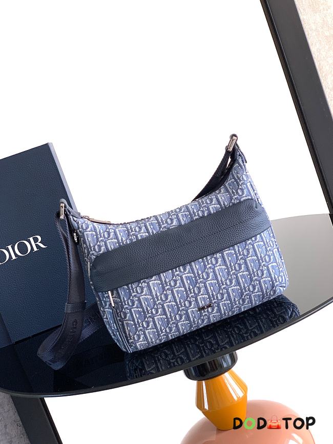 Dior bag hobo blue bag size 25 x 22 x 9cm - 1