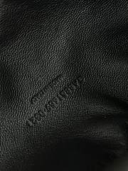 YSL ICARINO in quilted suede black bag size 17x13x3cm - 3