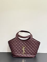 YSL shopping red bag size 48x30x5cm - 2