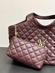 YSL shopping red bag size 48x30x5cm - 4