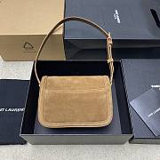 Saint Laurent Cassandre suede shoulder bag 18x13x6.5cm - 2
