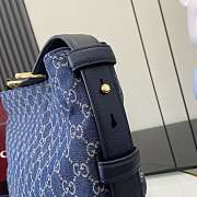 Gucci Beatrix denim shoulder bag size 40x36x12cm  - 6