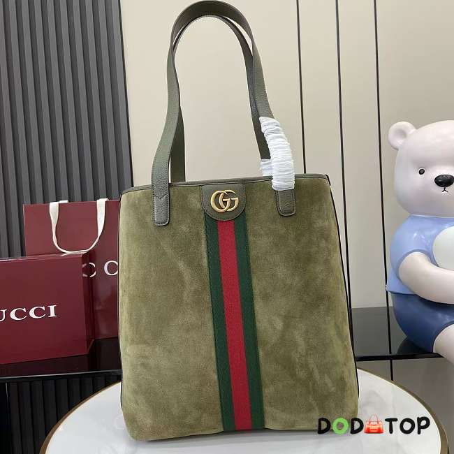 Gucci Ophidia medium tote bag green size 30x36x12.5cm - 1
