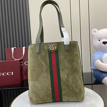 Gucci Ophidia medium tote bag green size 30x36x12.5cm