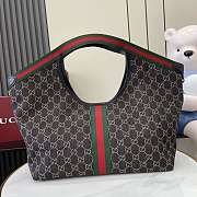 Gucci Giglio large tote bag denim size 42x60x47x16cm - 3