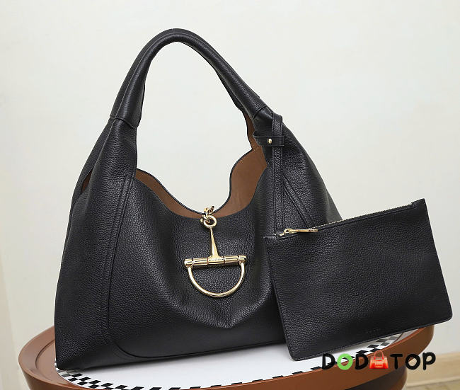 Gucci Softbit maxi shoulder bag black size 46x26x16cm - 1