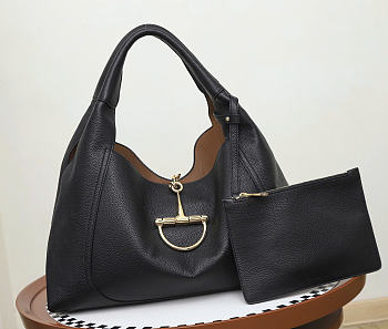 Gucci Softbit maxi shoulder bag black size 46x26x16cm