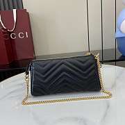 Gucci Marmont small shoulder bag black size 20cmx11cmx3.5cm - 2
