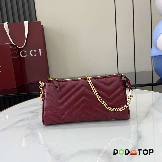 Gucci Marmont small shoulder bag red size 20cmx11cmx3.5cm - 1