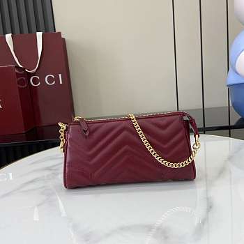 Gucci Marmont small shoulder bag red size 20cmx11cmx3.5cm