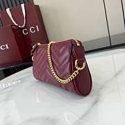 Gucci Marmont small shoulder bag red size 20cmx11cmx3.5cm - 5