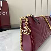 Gucci Marmont small shoulder bag red size 20cmx11cmx3.5cm - 4