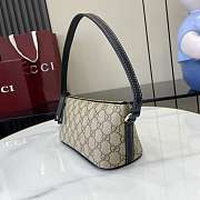 Gucci Emblem small shoulder bag black size 22x27x10.5x9cm - 3