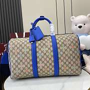 Gucci Medium-sized multicoloured GG travel bag size 45x30x24.5cm - 1