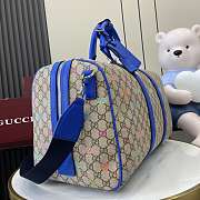 Gucci Medium-sized multicoloured GG travel bag size 45x30x24.5cm - 6