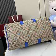 Gucci Medium-sized multicoloured GG travel bag size 45x30x24.5cm - 5
