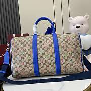Gucci Medium-sized multicoloured GG travel bag size 45x30x24.5cm - 4