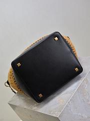 YSL le37 logo brown bag size 20x25x16 - 6