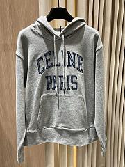Celine hoodie gray women’s  - 1