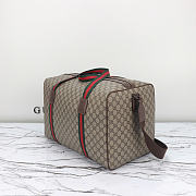 Gucci Medium duffle bag with Web brown size 47x30x27cm - 6