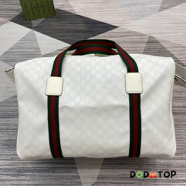 Gucci Medium duffle bag with Web white size 47x30x27cm - 1