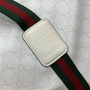 Gucci Medium duffle bag with Web white size 47x30x27cm - 2