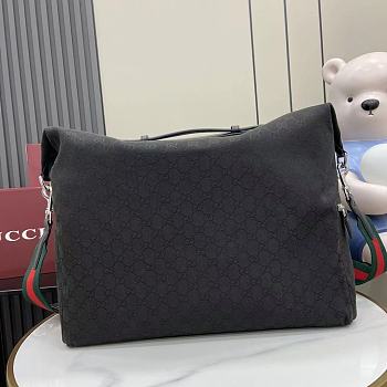 Gucci canvas medium duffle bag bag size 44x36x18cm