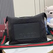 Gucci canvas medium duffle bag bag size 44x36x18cm - 6
