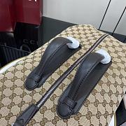 Gucci canvas medium duffle brown bag size 44x36x18cm  - 3