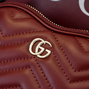 Gucci Heart Shoulder red Bag size 13.5 × 11.5 × 2.5 cm - 6